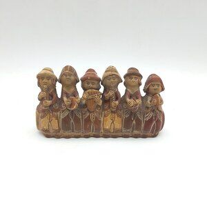 Vintage Peruvian Or Inca Clay Flute